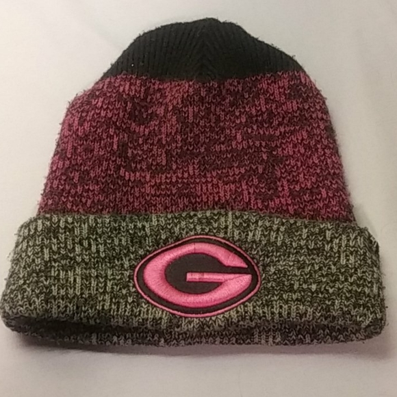 Pink Black And Gray Packers Hat 